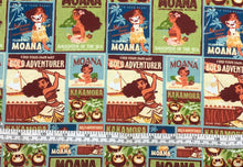 Charger l&#39;image dans la galerie, Moana Collection II - Adventure Frames - Multi Fabric - 1/2 Meter - Cotton Fabric
