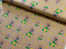 Charger l&#39;image dans la galerie, Nintendo Lucky Mario Fabric - 1/2 Meter - Cotton Fabric
