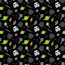 Charger l&#39;image dans la galerie, Character Halloween IV - Galactic Halloween Treats - Black Fabric - 1/2 Meter - Cotton Fabric
