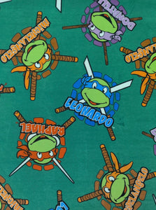 Ninja Turtles - Minky - 1/2 Meter