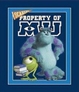 Monster Inc. Panel - Cotton Fabric