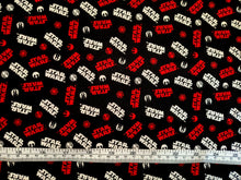 Charger l&#39;image dans la galerie, Star Wars 73090221 - Black Fabric - 1/2 Meter - Cotton Fabric
