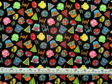 Load image into Gallery viewer, Star Wars 73011101JAS - Black Fabric - 1/2 Meter - Cotton Fabric
