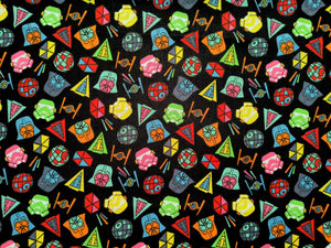 Star Wars 73011101JAS - Black Fabric - 1/2 Meter - Cotton Fabric