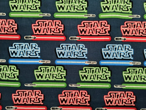 Star Wars 678361009736 - Navy Fabric - 1/2 Meter - Cotton Fabric