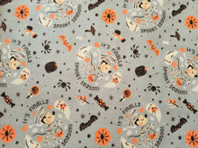 Load image into Gallery viewer, Mickey Spooky Season - Grey Fabric - 1/2 Meter - Cotton Fabric
