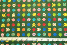 Charger l&#39;image dans la galerie, Holiday Pokemon Green - Robert Kaufman - 1/2 Meter - Cotton Fabric
