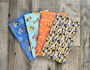 Up Dug Days 4 PCS Fat Quarter Bundle - Cotton Fabric