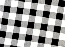 Charger l&#39;image dans la galerie, Buffalo Plaid White/Black Flannel Fabric - 1/2 Meter
