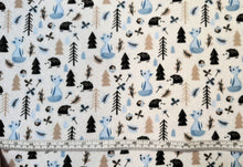 Charger l&#39;image dans la galerie, Baby Woodland Boys Flannel Fabric - 1/2 Meter
