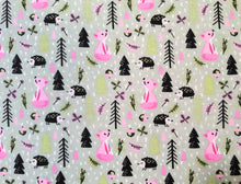 Charger l&#39;image dans la galerie, Baby Woodland Girls Flannel Fabric - 1/2 Meter
