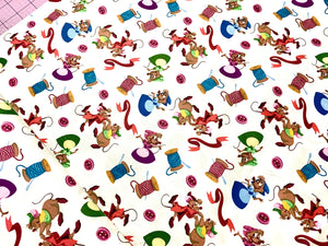 Mice and Finfings CP73909 Fabric - 1/2 Meter - Cotton Fabric