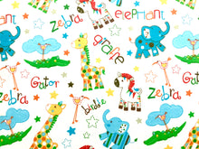 Load image into Gallery viewer, Baby Animals Flannel Fabric - 1/2 Meter
