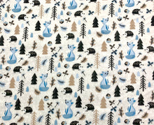 Load image into Gallery viewer, Baby Woodland Boys Flannel Fabric - 1/2 Meter
