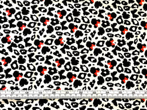 Minnie Dreaming in Dots White 85270202 01 Fabric - 1/2 Meter - Cotton Fabric