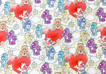 Charger l&#39;image dans la galerie, Care Bears - Sketch Art - Care Bears Hearts Light Yellow Fabric - 1/2 Meter - Cotton Fabric
