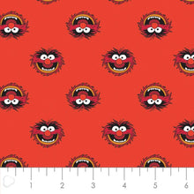 Charger l&#39;image dans la galerie, The Muppets Animal Red Fabric - 1/2 Meter - Cotton Fabric
