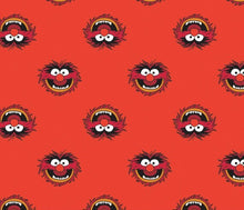 Charger l&#39;image dans la galerie, The Muppets Animal Red Fabric - 1/2 Meter - Cotton Fabric
