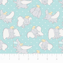 Charger l&#39;image dans la galerie, Dumbo 85160305 - Light Aqua Fabric - 1/2 Meter - Cotton Fabric
