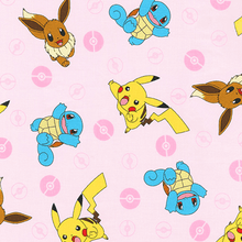 Load image into Gallery viewer, Pokemon 74441 96 Robert Kaufman - 1/2 Meter - Cotton Fabric
