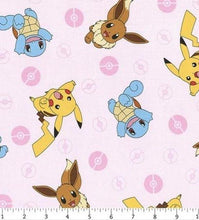 Charger l&#39;image dans la galerie, Pokemon 74441 96 Robert Kaufman - 1/2 Meter - Cotton Fabric
