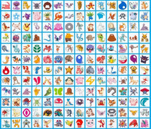 Load image into Gallery viewer, Pokemon White Robert Kaufman - 1/2 Meter - Cotton Fabric
