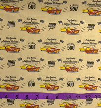 Charger l&#39;image dans la galerie, Cars Collection III by Disney-Pixar - Speed Challenge - Cream Fabric - 1/2 Meter - Cotton Fabric
