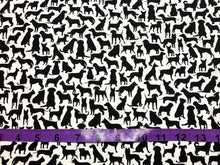 Charger l&#39;image dans la galerie, Dogs C-8921 - White Fabric - 1/2 Meter - Cotton Fabric
