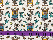 Charger l&#39;image dans la galerie, Looney Tunes Just Hangin - White Fabric - 1/2 Meter - Cotton Fabric
