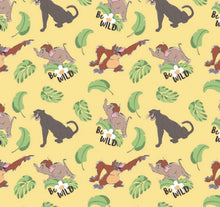 Charger l&#39;image dans la galerie, Disney Jungle Book Collection II - Be Wild - Yellow Fabric - 1/2 Meter - Cotton Fabric
