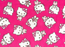 Load image into Gallery viewer, Hello Kitty Pink Sweet - Pink Fabric - 1/2 Meter - Cotton Fabric
