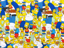 Load image into Gallery viewer, The Simpsons Multi Fabric - 1/2 Meter - Cotton Fabric
