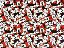 Charger l&#39;image dans la galerie, Minnie Tossed Face 85271010 02 Fabric - 1/2 Meter - Cotton Fabric
