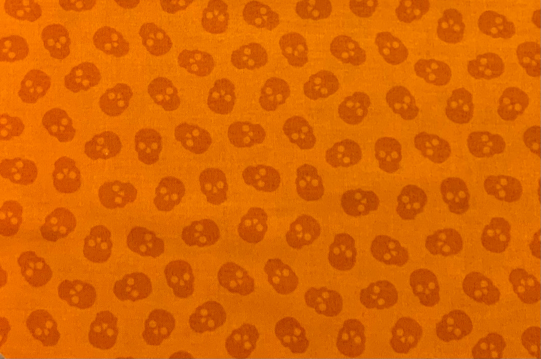 The Watcher Tainted Love - Orange Fabric - 1/2 Meter - Cotton Fabric