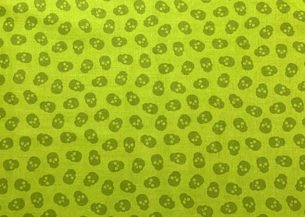 The Watcher Tainted Love - Green Fabric - 1/2 Meter - Cotton Fabric