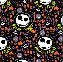 Charger l&#39;image dans la galerie, Frightful Halloween Fabric - 1/2 Meter - Cotton Fabric
