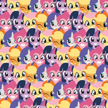 Load image into Gallery viewer, My Little Pony II - Pony Stack - Multi Fabric - 1/2 Meter - Cotton Fabric
