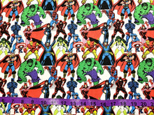 Charger l&#39;image dans la galerie, Marvel Retro Pack - White Fabric - 1/2 Meter - Cotton Fabric
