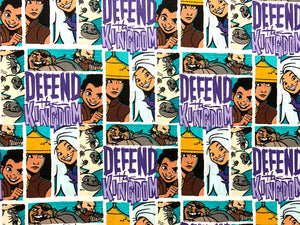 Disney Raya and the Last Dragon - Defend Kingdom - Multi Fabric - 1/2 Meter - Cotton Fabric