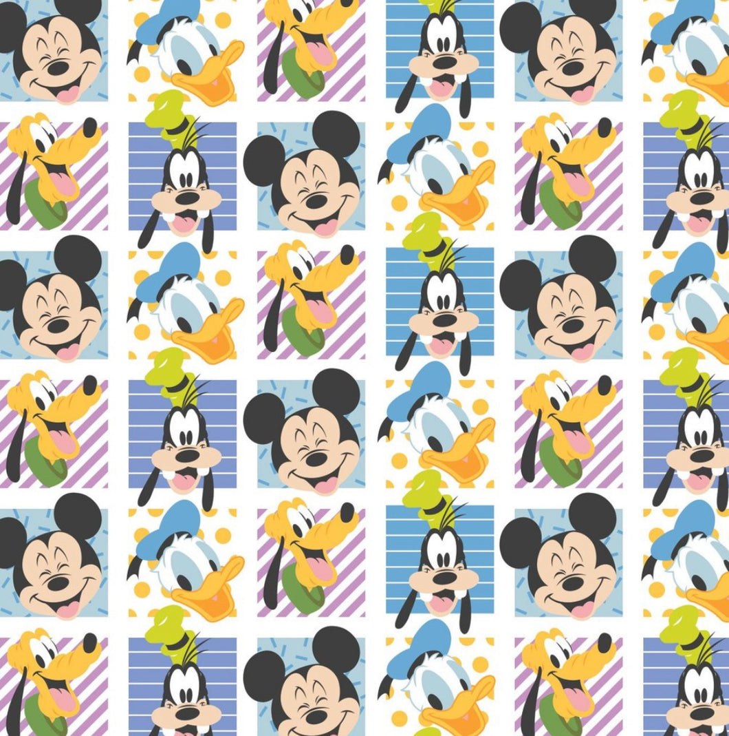 Mickey Mouse Play All Day 85271019 01 Fabric - 1/2 Meter - Cotton Fabric