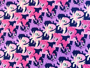 My Little Pony Fabric - 1/2 Meter - Knit Fabric