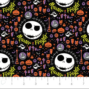 Frightful Halloween Fabric - 1/2 Meter - Cotton Fabric