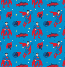 Charger l&#39;image dans la galerie, Young DC Superman 23421468 02 Fabric - 1/2 Meter - Cotton Fabric
