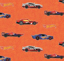 Charger l&#39;image dans la galerie, Hot Wheels C9750 Orange Fabric - 1/2 Meter - Cotton Fabric
