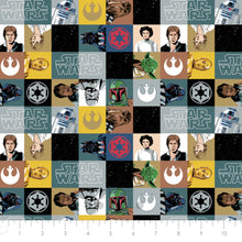 Load image into Gallery viewer, Star Wars Crowds Collection - Crowd Block - Multi Fabric - 1/2 Meter - Cotton Fabric
