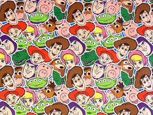 Load image into Gallery viewer, Toy Story Fabric - 1/2 Meter - Cotton Fabric
