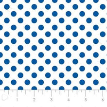 Charger l&#39;image dans la galerie, Mixology White/Royal Dots Fabric - 1/2 Meter - Cotton Fabric
