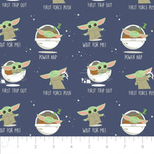 Charger l&#39;image dans la galerie, Character Nursery - Child of the Galaxy - Navy Fabric - 1/2 Meter - Cotton Fabric
