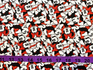 Minnie Tossed Face 85271010 02 Fabric - 1/2 Meter - Cotton Fabric