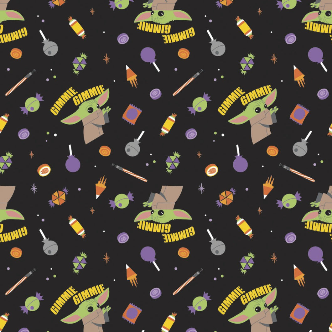 Halloween SW Gimme Candy Fabric - 1/2 Meter - Cotton Fabric